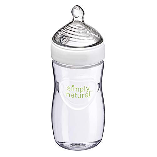 NUK Simply Natural Baby Bottle, 9 Oz