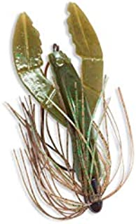 C TO C BAIT COMPANY Mendota Rig Skirted Craw Fishing Lure  Freshwater or Saltwater Use, Plastic, Green Pumpkin/Green