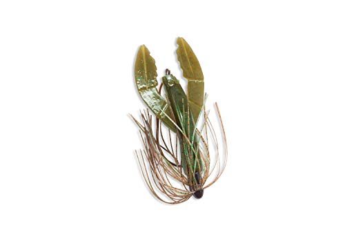 C TO C BAIT COMPANY Mendota Rig Skirted Craw Fishing Lure  Freshwater or Saltwater Use, Plastic, Green Pumpkin/Green