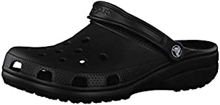 Crocs Unisex Men's and Women's Classic Clog, Black, 8 US