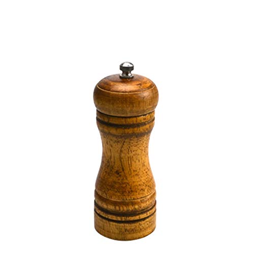 Kariwell Wood Salt and Pepper Mill Set, Pepper Grinders, Salt Shakers with Adjustable Ceramic Rotor