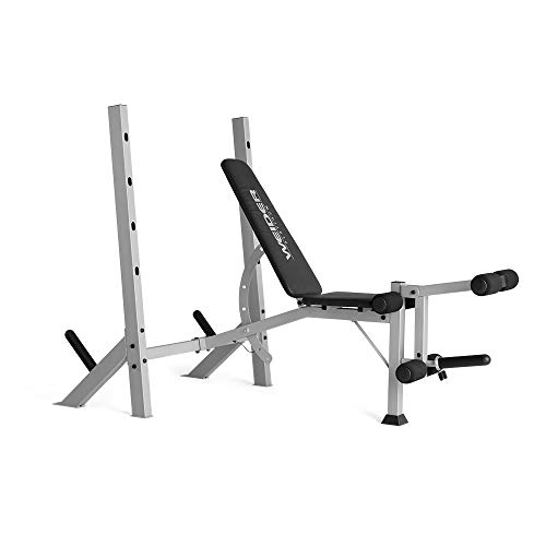 Weider Platinum Olympic Bench & Rack, Black