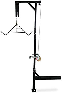 HME Products Truck Hitch Game Hoist - Complete Kit (Includes Winch/Gambrel) Black, 400