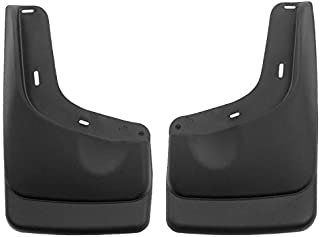 Husky Liners Fits 2004-14 Ford F-150 - with OEM Fender Flares and with running boards Custom Front Mud Guards,Black,56591