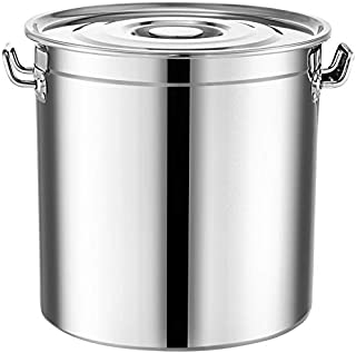 Mophorn Brew kettle Stockpot with Lid Stainless Steel Bot Brewing Home Brewing for Beer Brewing, Maple Syrup, Stainless Steel Stock Pot Cookware (35 Quart)