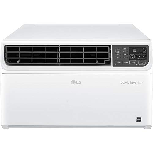 LG LW1019IVSM 9,500 BTU Dual Inverter Window Air Conditioner, 115V, Remote Control, White