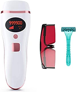 IPL Hair Removal for Women and Men, Permanent Laser Hair Removal System Upgrade 999,900 Flashes Painless Hair Remover Treatment Wholebody Home Use