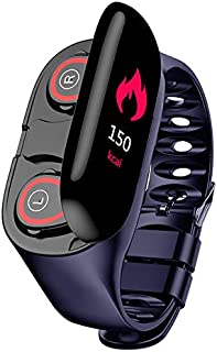 BITUBITU M1 AI Smart Watch Wristband Bluetooth Earphone Two in One Sports Bracelet Fitness Tracker Heart Rate Monitor