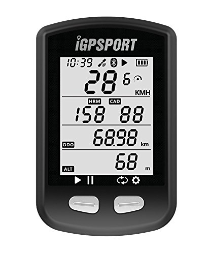 GPS Bike Computer iGPSPORT iGS10 Wireless Bicycle Computer ANT+ Compatible with Cadence Speed Sensor(Not Include Sensor)