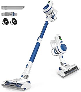 ORFELD Cordless Vacuum, Stick Vacuum Cleaner 4 in 1 with 17000pa Super Suction, Ultra-Lightweight & Quiet Handheld Vacuum for Home Hard Floor Carpet Car Pet(2020 Upgrade)