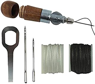 Repair Stitch Tool | Sewing Awl for Bounce Houses, Inflatables, Tarps, Leather, Thick Fabric, Shoes, Bags, Belt, Upholstery Repair Kit & Crafts Leather Stitching - MADE IN USA  PROFESSIONAL HEAVY DUT