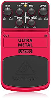 Behringer Ultra Metal UM300 Heavy Metal Distortion Instrument Effect Pedal,Pink