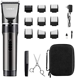 WONER Hair Clippers, Rechargeable Cordless Hair Trimmers for Men Women 16-Piece Home Hair Cutting Kits,Valentines Day Gifts for him