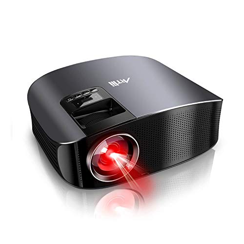 Movie Projector - Artlii Full HD 1080P Support Projector, LED Projector with HiFi Stereo, Home Theater Projector w/ 250