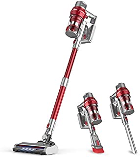 BuTure Cordless Vacuum, 26KPa Powerful Stick Vacuum,35min Runtime Lightweight Vacuum Cleaners with Extension Tube and Detachable Battery Handheld Vacuum for Carpet/Floor/Pet/Stair