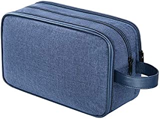 LEEFE Toiletry Bag for Men, Travel Toiletry Organizer Bag, Shaving Bag Dopp Kit Bathroom Toiletries Organizer