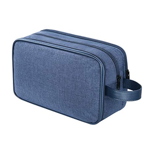 LEEFE Toiletry Bag for Men, Travel Toiletry Organizer Bag, Shaving Bag Dopp Kit Bathroom Toiletries Organizer