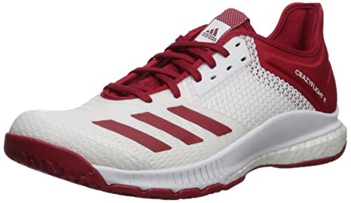 adidas Women's Crazyflight X 3 Volleyball Shoe, Power Red/White, 13 M US