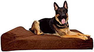Simien Pets Dark Chocolate Extra Large Orthopedic Dog Bed, XL Waterproof Liner Included, 9