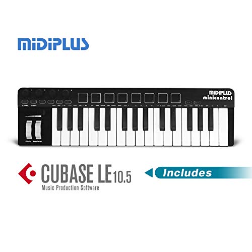 minicontrol 32-Key USB MIDI Keyboard Controller with Cubase LE