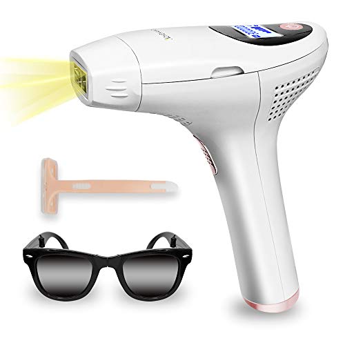 AOHEKANG IPL Hair Removal device with FDA Certification of US, SAFEST Laser Hair Removal, Facial Hair Removal for Women with 999900 Flashes, at Home PERMANENT Hair Removal for Face lip Armpit Bikini