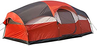 Superrella Portable Waterproof Family Large Tent with Double Layer for 6-8 Person Camping, Hiking, Outdoor Activities, Orrange Red