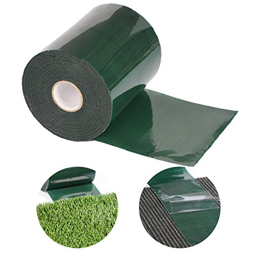 SunVilla 6''x33 Double-Sided Artificial Grass Green Joining Fixing Turf Self Adhesive Lawn Carpet Seaming Tape-6 in x 33 FT (15 cm X 10 m)