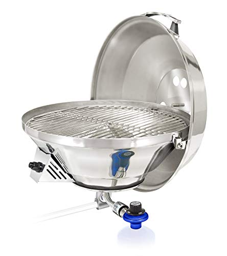 Magma Products, A10-217-3 Marine Kettle 3, A10-217-3, Combination Stove & Gas Grill, Propane Portable Oven, Party Size 17