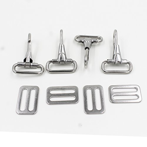 YYST 304 Stainless Steel Snaps Hooks and Sliders for 1