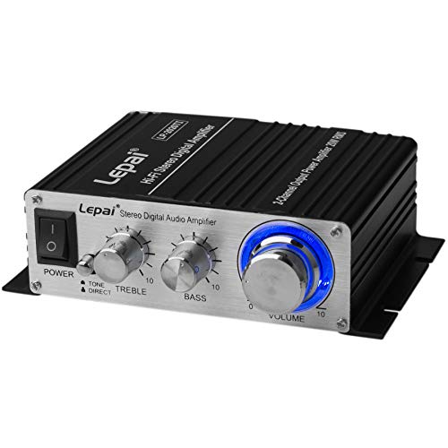 Lepai LP-2020TI Digital Hi-Fi Audio Mini Class D Stereo Amplifier with Power Supply