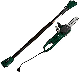 Sun Joe SWJ806E-HTG 8-Inch 8.0 Amp 2-in-1 Convertible Pole Chain Saw, Hunter Green