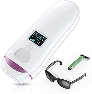 IPL Hair Removal for Women and Men, Permanent Painless Laser Hair Removal System, Upgrade to 999,900 Flashes, At-Home Hair Remover for Whole Body Use