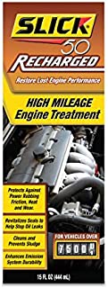 Slick 50 750002 Recharged High Mileage Engine Treatment, 15-Ounce