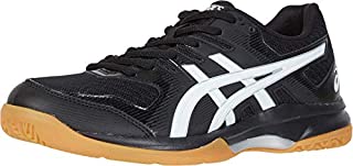 ASICS Women's Gel-Rocket 9 Volleyball Shoes, 8.5M, Black/White