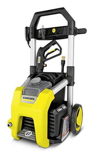 Karcher K1700 Electric Power Pressure Washer 1700 PSI TruPressure, 3-Year Warranty, Turbo Nozzle Included,Yellow