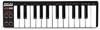 AKAI Professional LPK25 | USB-Powered MIDI Keyboard with 25 Velocity-Sensitive Synth Action Keys for Laptops (Mac & PC), Editing Software Included