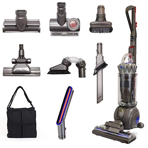 Dyson Ball (Formerly DC65) Animal+ | Allergy Complete Upright Vacuum with 8 Tools | HEPA Filtered | Corded (Silver - 8 Tools)