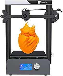 JG MAKER 3D Printer Magic High Accuracy Easy use DIY 3D Printer Kit Metal Frame Build Inside Power Supply Resume Print Run-Out Detection Build Volume 220X220X250(mm) PLA ABS Wood 1.75mm Filament