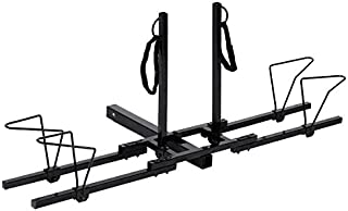 Giantex Bike Bicycle Carrier Hitch Mount Rack Upright Heavy Duty 2 Platform Rack Truck SUV