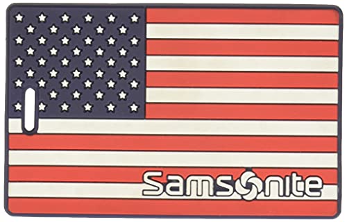 Samsonite Designer Luggage ID Tag, American Flag, One Size