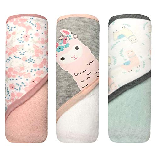 MODERN BABY 3 Pack Hooded Baby Bath Towel Set for Newborns Infants & Toddlers, Boys & Girls Baby Hooded Towels