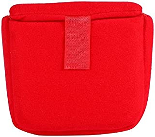 DLSR Camera Case Bag Insert Shockproof Padded Partition Protective Bag Traveling Photographing Accessory, Red