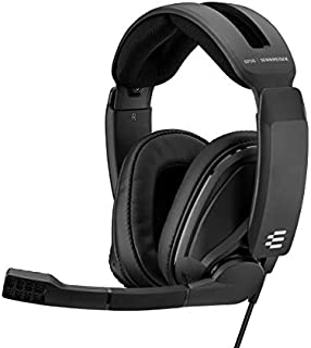 EPOS I Sennheiser GSP 302 Gaming Headset with Noise-Cancelling Mic, Flip-to-Mute, Comfortable Memory Foam Ear Pads, Headphones for PC, Mac, Xbox One, PS4, Nintendo Switch, and Smartphone compatible.