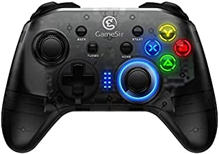 2.4 GHz Wireless Game Controller,with LED Light Gaming Joystick Support PC,Supports PS2/PS3 Android Phone/Smart TV/Projector/Computer All in One (Size : T4)