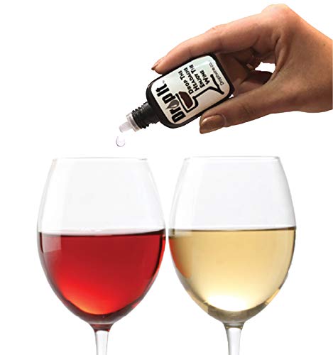 Drop It Wine Drops, 2 Pack  Natural Wine Sulfite Remover and Wine Tannin Remover  Treats Up To 55 Glasses of Wine, Works in Just 20 Seconds  Discreet, A Wine Filter or Wine Wand Alternative