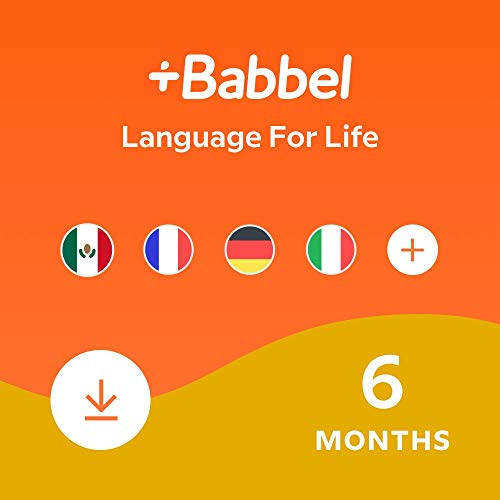 Babbel: Learn a New Language  Choose from 14 Languages including French, Spanish & English - 6 Month App Subscription for iOS, Android, Mac & PC [Online Software Download Code]