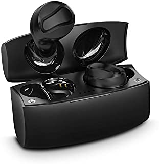 YW YUWISS T04 Bluetooth 5.0 True Wireless Earbuds with Charging Case Cordless in Ear Headphones IPX6 Waterproof with Noise Cancelling Mic for Apple iPhone Android Samsung