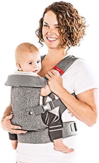 YOU+ME 4-in-1 Ergonomic Baby Carrier, 8 - 32 lbs (Grey Mesh)