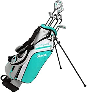 Ram Golf Junior G-Force Girls Golf Clubs Set with Bag Age 4-6