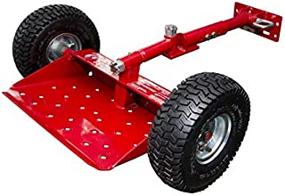 Red Jungle Wheels Two Wheel Sulky for Walkbehind Mowers from Jungle Jim's